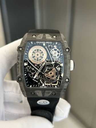 独家实拍图 Richard Miller 型号Rm27-05 理查德米勒 ，复刻版本瑞士机芯 直径37.25×47.25Mm - 点击图像关闭
