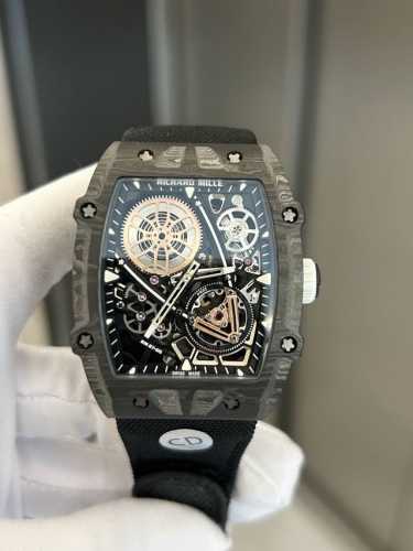 独家实拍图 Richard Miller 型号Rm27-05 理查德米勒 ，复刻版本瑞士机芯 直径37.25×47.25Mm