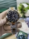 独家实拍图 Rolex Submarine Automatic Mechanical Watch Men's Watch 劳力士 间金潜航者 黑水鬼 全自动机械