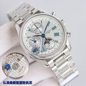送皮带 全新打造天花板 Longines 浪琴L2.773.4八针月相多功能机械 机芯 搭载7751独家蓝钢轮全自动机械机芯改原装L2.687.5最新镂空自动锤
