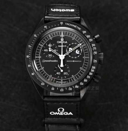 欧米茄X斯沃琪 全新登月之作Mission To The Moonphase Bex。 这款全新腕表也配备计时功能，以及超霸系列月球表的特征 印有各大Logo标 - 点击图像关闭