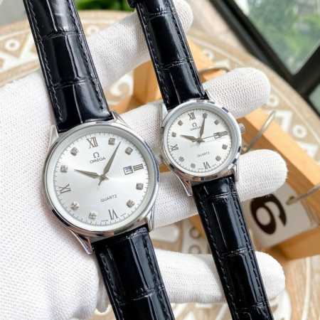 白 -金 钢带+20 欧米茄-Omega精品情侣对表携手而来 简约精致 品质精湛 热卖全城 采用进口石英机芯 顶级316精钢表壳 进口小牛皮表带 矿物质超强镜面 - 点击图像关闭