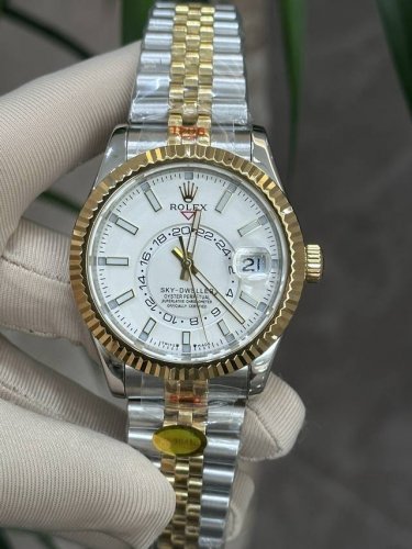 独家实拍图 天行者 间金系列 全自动机械表 复刻版本瑞士机芯 Rolex Swiss Movement, Automatic Mechanical Watch