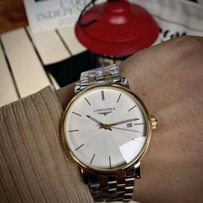 皮 钢640品牌:浪琴 三针新品，商务休闲 奢华大气类型：精品男士腕表 新品 表带：真牛皮表带 舒适 361精钢表带 耐用 机芯:高级机械机芯 稳定 材料：矿物