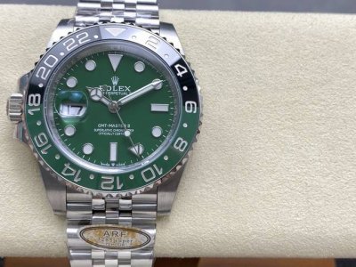 Arf 劳力士 格林尼治 Gmt，圈口过渡无痕，搭载3285一体机，做工极好！新款贵金属钢印扣子！
