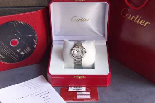 36Mm 卡地亚蓝气球 Cartier Ballonbleu 原版开模 顶级复刻 专柜同步 类型 顶奢级女士自动机械腕表 镜面 镀膜镜面 指针 时 分 秒 表面