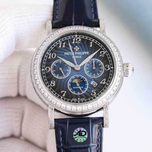 白钻 金钻2080百达翡丽Patek Philippe复杂功能系列-纯手工-雕花腕表-惊艳登场，42毫米的表径适配大众男性手寸，非常商务可亦休闲。整表表壳手工雕