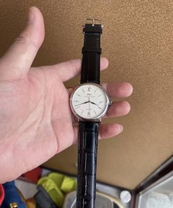 万国柏涛菲诺系列机械全自动男表 俗称红60 超大号40毫米大表盘 白色盘面 柳叶精钢指针刻度 带日历显示 蓝宝石镜面 搭载万国Cal.35111机芯 底盖+机芯 万国柏涛菲诺系列机械全自动男表 俗称红60 超大号40毫米大表盘 白色盘面 柳叶精钢指针刻度 带日历显示 蓝宝石镜面 搭载万国Cal.35111机芯 底盖+机芯