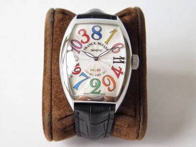 白面黑字 最高版本1-1 Abf 全新升级版 Crazy Hours乱跳腕表，突破传统方式显示时间，定制版Fm2001 自动上链机械机芯 原装 功能 暗喻不拘一