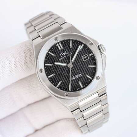 Sj出品 白壳 黑壳 Iwc 万国 R6 台湾厂耗时半年2023压轴巨作，Iwc万国全新工程师系列全自动腕表40重塑了上世纪70年代杰罗.尊达风格！表盘经典网格 - 点击图像关闭