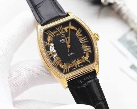 尊享价 品牌：劳力士-Rolex 类型：男士腕表 壳套：顶级版316精钢l 表带：进口小牛皮表带 机芯：全自动进口机械机芯 镜面：矿物质防刮镜面玻璃 尺寸：直径 - 点击图像关闭