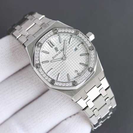 金银同价 Audemars Piguet爱彼 皇家橡树系列67651Or女士石英腕表～闪耀登场！女神百搭款，闪闪惹人爱！ 重金购入正品拆解开模，全程Cnc无死角 - 点击图像关闭