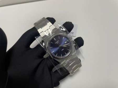 天梭 Tissot T-Classic 系列 超级玩家Prx 316L精钢表壳 石英机芯 男表 T137.410.11.041 - 点击图像关闭