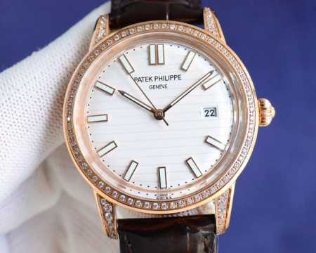 白砖 ，金枚砖 . 百达翡丽-Patek Philippe-火热新款式，新款锅盖，耗时长达8个月！超薄男士自动机械腕表，采用进口原装9015机芯，每小时振频28 - 点击图像关闭