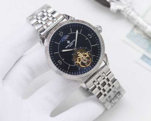 品牌：百达翡丽-Patek Philippe 类型：男士腕表 壳套：顶级版316精钢L 表带：进口316精钢表带 机芯：全自动进口机械机芯 镜面：矿物质防刮镜面