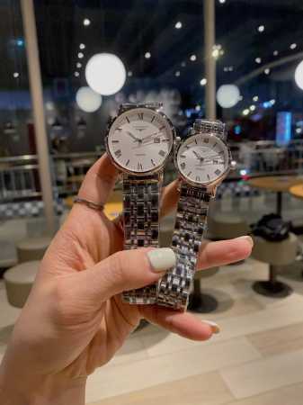 白 金 钢带20 新款浪琴-Longines简约大气女款 进口石英机芯 矿物质玻璃镜面 316L精钢表壳 直径30Mm厚8Mm 该款腕表备受女性喜爱，在不同的场 - 点击图像关闭
