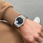 爱彼15500系列 升级V2版本 械男士腕表 搭载性能稳定的9015改Cal.4302机芯 超级蓝宝石玻璃 更加的耐磨防刮 超强夜光显示 每颗字面钉都是进口日本