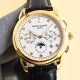 白 金 百达翡丽复杂功能计时系列上市 Patek Philippe 贵族的艺术品！独家字面加高档内影logo，搭配进口 0多功能机芯 0返修 功能 24小时,星