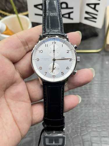 zf万国葡萄牙计时码 葡计白面金钉密底款 41Mm*13Mm 定制版Cal.69355机芯