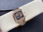 白 -金色 pp+ 百达翡丽 方形 新系列Cubitus 5821腕表 亮点特色 1机芯:搭载定制9015改Cal.26-330 Sc一体机 调时不停秒 调时不