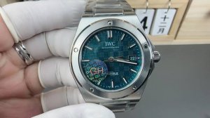 Gh 年度壓軸巨作，全新 Iwc 萬國 工程師自動腕表40重磅亮相。 DDD 表殼與錶鏈經多層次拉絲工藝，拋光和緞面處理，表圈通過五顆多邊形螺絲固定於表殼襯圈，