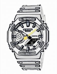 Casio 卡西欧 Ga-2100Mng漫画手绘风新款手表 卡西欧二次元漫画手表 以日本漫画Manga为形象 将漫画独特的世界融入产品中的Manga Theme