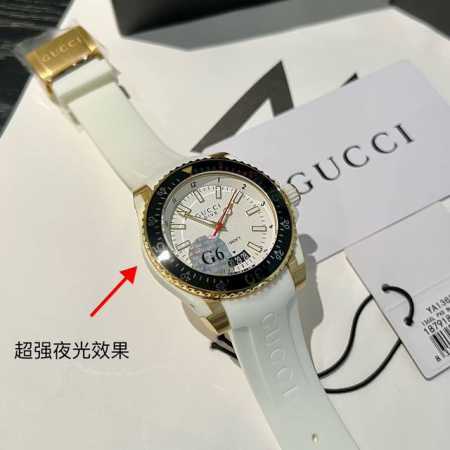 白壳 金壳 升级版 原单品质 值得信赖 古驰 Gucci 新款独家上市 中性石英表 或许你偏爱竞技运动 喜欢将没一次对决视作激情澎湃的冒险 如此有冲劲的性格需要 - 点击图像关闭