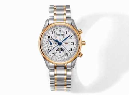Sj出品 Gs 浪琴 Longines 名匠八针月相 Gs2 搭载7751计时机芯 ，所有功能均是真实功能可使用 ，烤蓝指针，蓝宝石水晶镜面， 后盖也是蓝宝石水 - 点击图像关闭