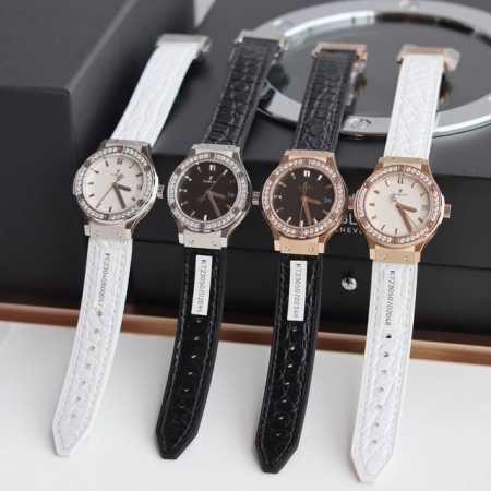 3640原单宇舶Hublot 恒宝 经典融合系列 ！最新推出宇舶女款33Mm，真钻石英高端腕表，真正原单级别，所有配件均可与原版互换使用，表壳共镶嵌1.8真钻3 - 点击图像关闭