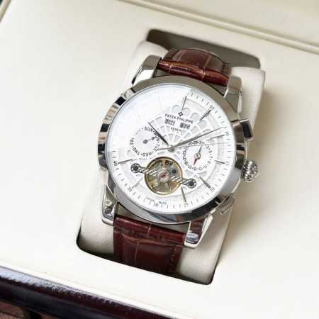 统一 。 全新设计 优雅百搭 百达翡丽-Patek Philippe 男士腕表 全自动机械机芯 矿物强化玻璃 316L精钢表壳 真皮表带 时尚大方 商务必备 尺 - 点击图像关闭