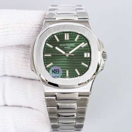 Patek Philippe 百达翡丽 优雅运动系列57111A鹦鹉螺，钢表之王，全网最佳解方案！细节方面：1搭配自动机芯。2316L定制级人体工程学表带！3钢 - 点击图像关闭