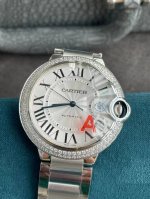 蓝气球42Mm直径1847机 王者归来 最高品质 最高复刻 秒天神器 Ballon Bleu De Cartier卡地亚蓝气球系列大号42Mm 表壳 修正市面任