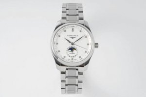 Aps升级版全新升级四针浪琴名匠月相腕表，全新定制一体机l899.5同步原装小轴承，超级稳定 ，几乎0返修！！！ 1腕表尺寸40X11毫米。表壳尺寸工艺完美复制