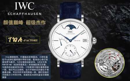 Twa新品 颜值巅峰 Iwc旗下最耀眼的明星，万国长动能月相专家。 全新的柏涛菲诺系列Iw5 9透底腕表。 表壳 316L精钢表壳，打磨抛光非常圆润。小秒针盘位 - 点击图像关闭