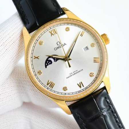 Sj出品 白 金玫 欧米茄 Omega 蝶飞系列 Pn1 团队耗时长达6个月 超薄男士自动机械腕表 采用进口原装8217月相机芯 零返修质量 直径41Mm原装尺 - 点击图像关闭