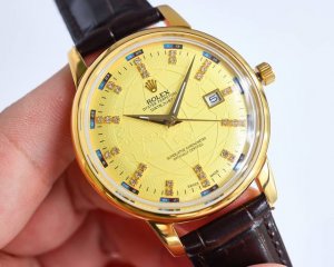 白壳 金 玫 Rolex 劳力士 .切利尼 Pn1 一块彰显绅士风度，适合参加各种活动场合的不二之选的男士腕表 搭载着精准稳定的9015进口机芯.每小时振频28