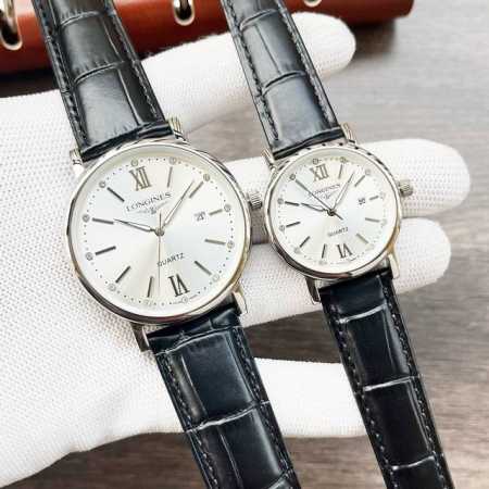 白 -金 钢带+20。最新经典浪琴-Longines 情侣对表 原装进口石英机芯 钢化玻璃 316L精钢表壳 直径男40Mm女30Mm 厚8Mm如果今天的阳光停 - 点击图像关闭