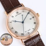 白壳 金壳 新品发布会 超薄臻品 极致简约 干净素雅 宝玑breguet 5177Ba超薄经典 ，腕表优雅登场 1: 表壳 腕表尺寸38Mm×8.5Mm 同步正