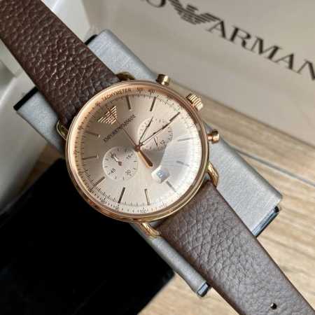 支持香港、美国直邮 正品！阿玛尼armani Ar11106表壳316精钢表镜：强化矿物质玻璃，尺寸43Mm*11Mm，小牛皮表带！多维度计时功能表盘，时尚的立 - 点击图像关闭