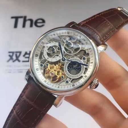 玫 钢加20￥品牌：卡地亚-Cartier精品男士腕表，简约四针搭配 3字位日月星辰镂空飞轮设计，316精钢表壳，全自动机械机芯，尺寸：42Mm厚12Mm，顶级 - 点击图像关闭