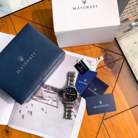 独家首发！玛莎拉蒂 Maserati 原厂流出 几十个 数量不多 支持验货 爆款来袭 火热登场 菱角有致 霸气十足[月亮]登场！ 表经45Mm 厚度12Mm 男 - 点击图像关闭