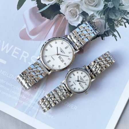 白皮 .金 .钢20 浪琴-LONGINES 情侣对表 原装进口石英机芯 316L精钢表壳 直径男39mm女29mm 厚8mm如果今天的阳光停止了它耀眼的光芒。 - 点击图像关闭