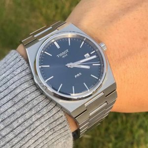 隶属瑞士Swatch集团的珠海新明珠表业代工生产的天梭手表，Tissot Prx系列腕表到货，全新全套，好价