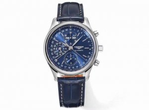 浪琴 Longines 名匠八针月相 搭载7751计时机芯 ，所有功能均是真实功能可使用 ，烤蓝指针，蓝宝石水晶镜面，后盖也是蓝宝石水晶的， 自动陀精细打磨 超