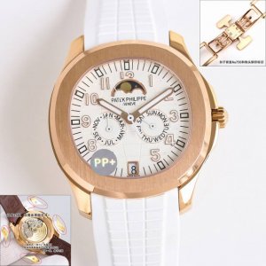 pp+Factory ，先去原装看看，再过来卖一比一，最高版本 最新款 pp 百达翡丽 手雷 Aquanaut系列 推出首款新增便捷实用的复杂功能腕表 5261