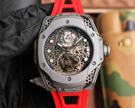 New Hublot 恒宝 Big Bang Unico 大爆炸系列陀飞轮独家首发！突破以往的作品，机芯采用国外腕表上市公司自主研发时间超13个月，外壳直径44 - 点击图像关闭