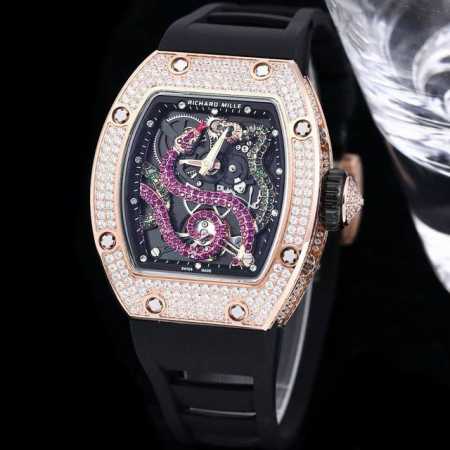 Richard Mille 理查米尔 Rm026 蛇表界的女神 女士们梦寐以求的腕表 也被称为 钻石克朗 Richard Mille坚持不懈地追求rm 026的 - 点击图像关闭