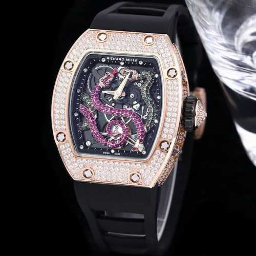 Richard Mille 理查米尔 Rm026 蛇表界的女神 女士们梦寐以求的腕表 也被称为 钻石克朗 Richard Mille坚持不懈地追求rm 026的