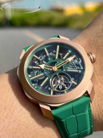 同价: Bvlgari 宝格丽 Octo Roma 镂空飞轮腕表,搭载进口高端全自动机械 。这款全新腕表沿袭了宝格丽Octo标志性的八角形设计，简约而充满力量， - 点击图像关闭