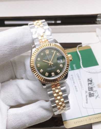 劳力士Rolex女装日志型28Mm日志型腕表！还有31Mm女表、36Mm中性、41Mm男士。 1表壳直径保持与原装一致，采用904L不锈钢来锻造不锈钢腕表表壳，